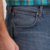Wrangler Mens Retro Slim Fit Straight Leg Jeans Whiskey - 112381602