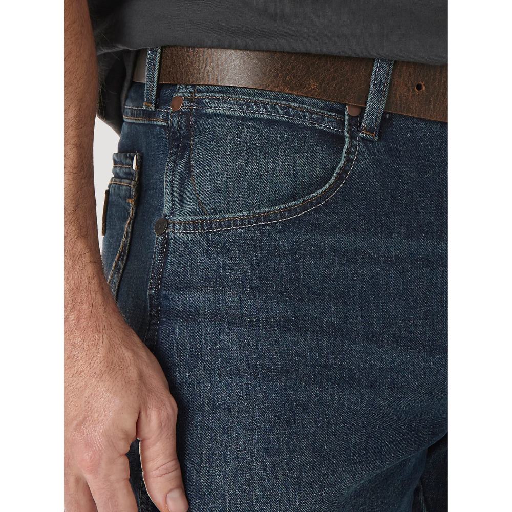 Wrangler Mens Retro Slim Straight Stretch Jeans