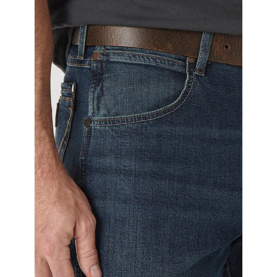 Wrangler Mens Retro Slim Bootcut Jeans | Portland Dark Wash
