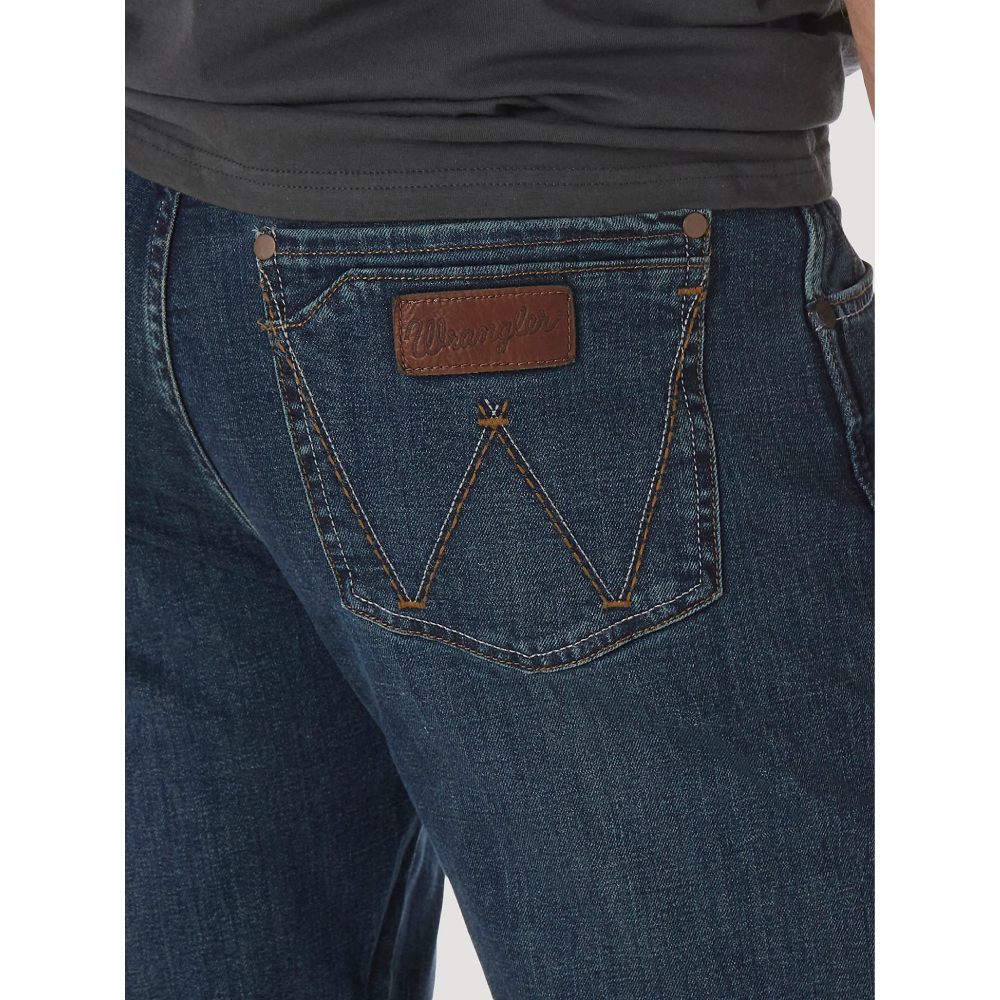 Wrangler Mens Retro Slim Straight Stretch Jeans - 88MWZPD