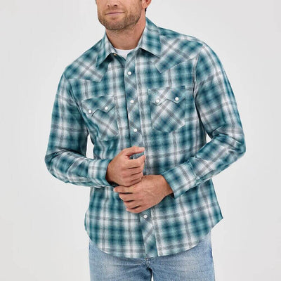 Wrangler Mens Retro Western Shirt