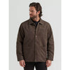 Wrangler Mens Reversible Quilted Jacket Turkish Coffee - 112381923