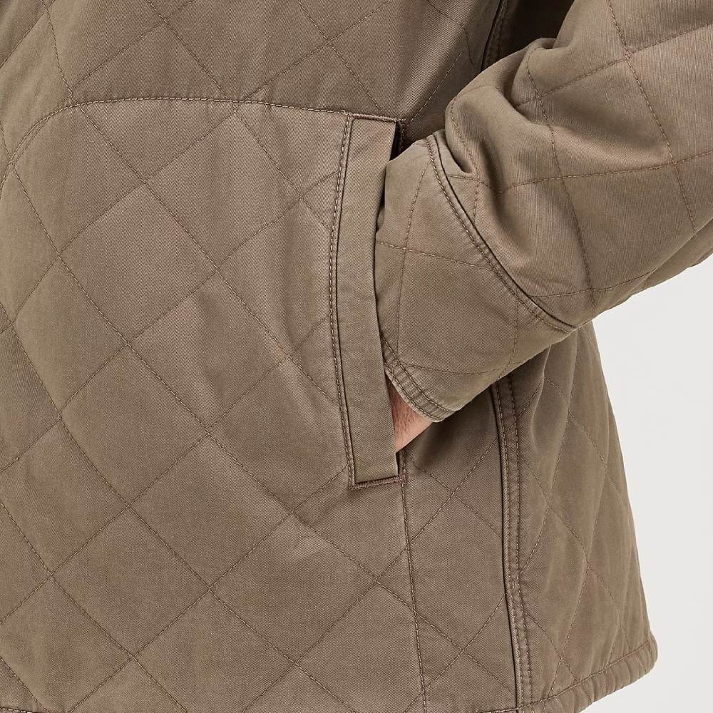 Wrangler Mens Reversible Quilted Shirt Jacket