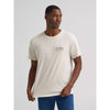 Wrangler Mens Riding Vegas Graphic T-Shirt Silver Birch - 112383932
