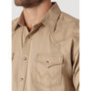 Wrangler Mens Rock Contrast Trim Shirt - 10MVR502T