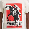 Wrangler Mens Rodeo Poster Graphic T-Shirt Antique White - 112383926