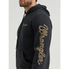 Wrangler Mens Rope Logo Hoodie Jet Black - 112365736