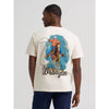 Wrangler Mens Roper Action Graphic T-Shirt Antique White - 112383989