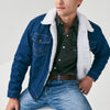 Wrangler Mens Sherpa Lined Denim Jacket