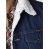 Wrangler Mens Sherpa Lined Prewashed Denim Vest - 74131PW