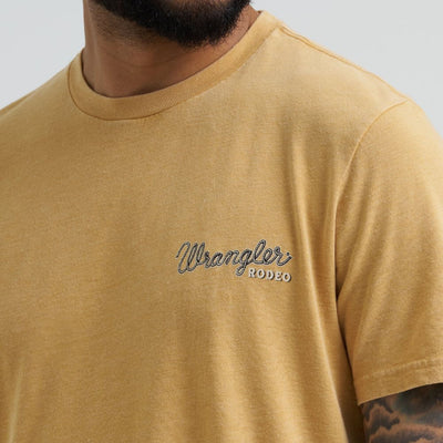 Wrangler Mens Mineral Wash Back Graphic T-Shirt