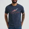 Wrangler Mens Americana Flag Logo T-Shirt