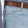 Wrangler Mens Slim Fit Cowboy Cut Jeans Bleach - 0936GBH