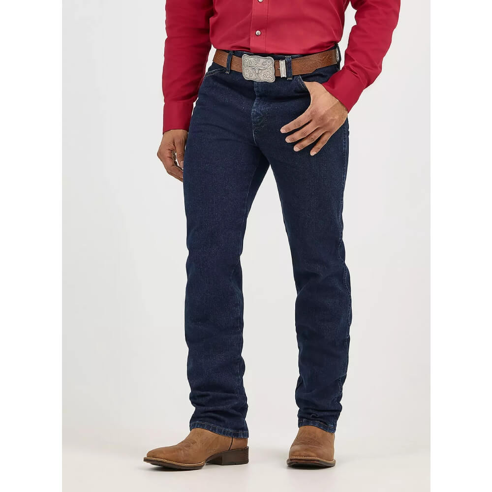 Wrangler Mens Slim Fit Cowboy Cut Jeans Dark Stone - 0936DSD