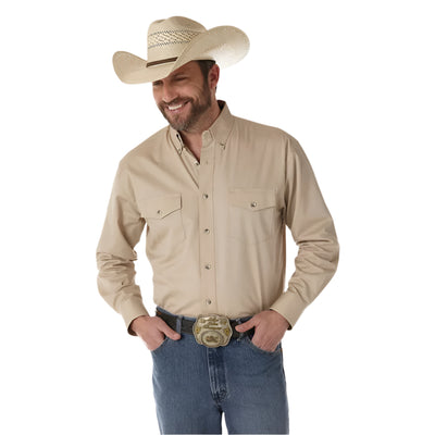 Wrangler Mens Solid Twill Shirt - MP3482T