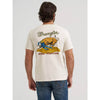 Wrangler Mens Steer Wrestling Graphic T-Shirt Antique White - 112380274