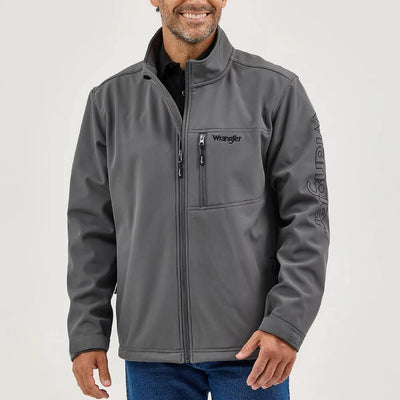 Wrangler Mens Trail Jacket Dark Shadow Gray - 112368268