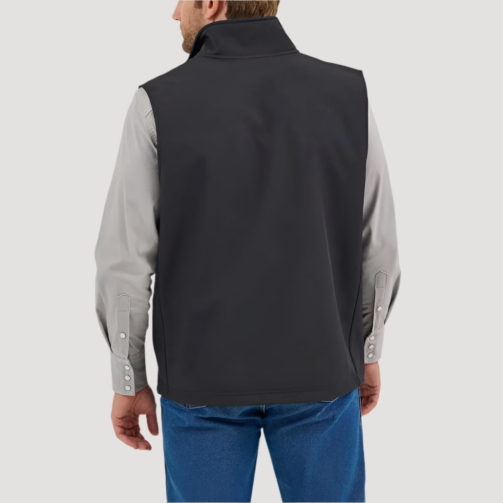 Wrangler Mens Trail Vest Black - 112368286