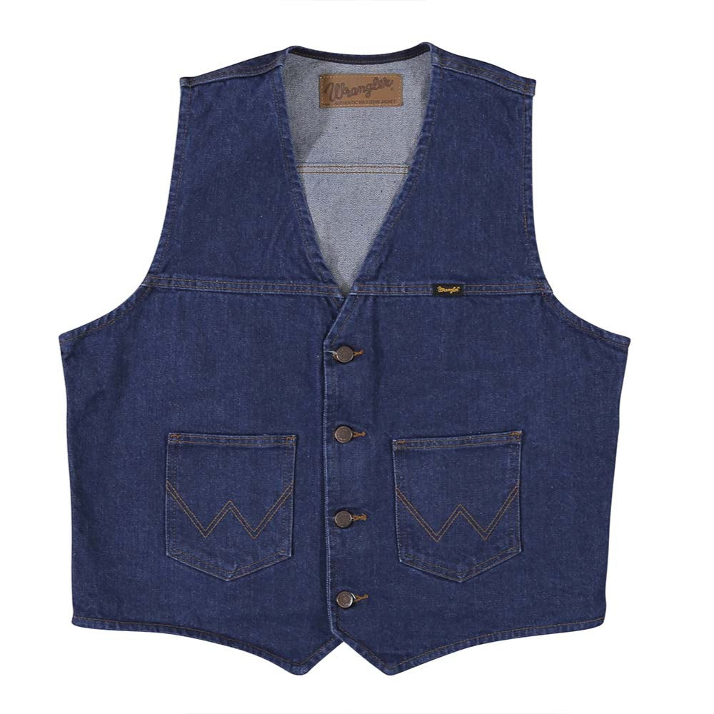 Wrangler Mens Unlined Denim Vest