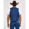 Wrangler Mens Unlined Denim Vest Prewashed - 74130PW