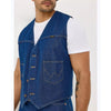 Wrangler Mens Unlined Denim Vest Prewashed - 74130PW