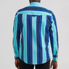 Wrangler Mens Vintage-Inspired Brushpopper Western Shirt Blue - 112379229