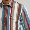 Wrangler Mens Vintage-Inspired  Brushpopper Western Shirt