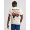 Wrangler Mens Viva La Rodeo Graphic T-Shirt Antique White - 112383927