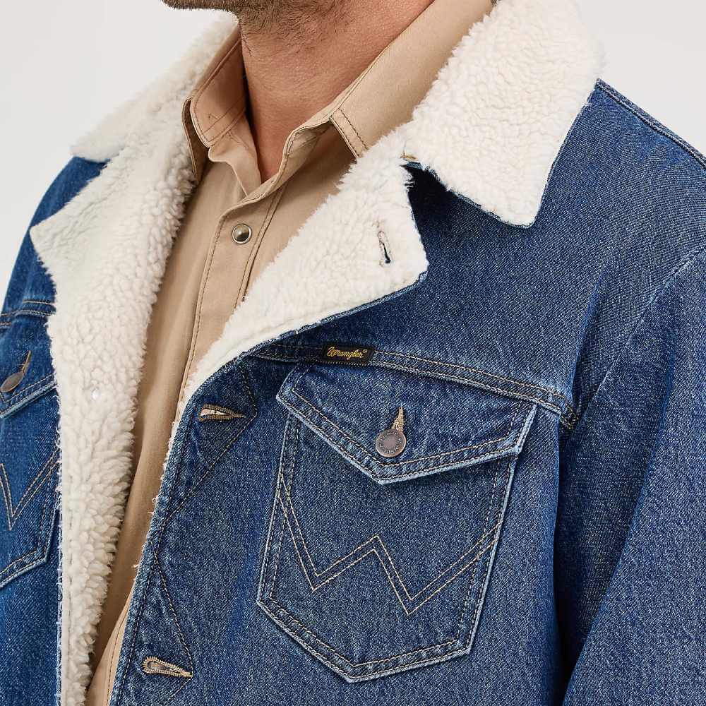 Wrangler Mens Western Denim Jacket