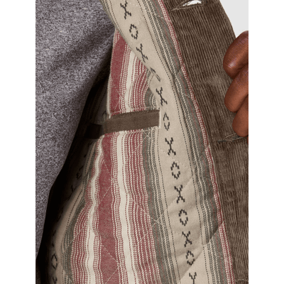 Wrangler Mens Western Lined Barn Coat Morel