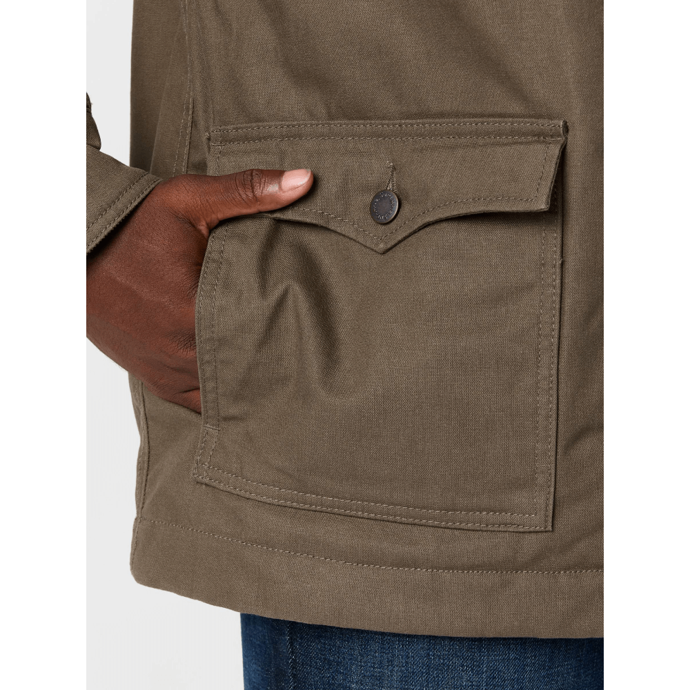 Wrangler Mens Western Lined Barn Coat Morel - 112367636