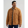 Wrangler Mens Western Lined Canvas Barn Coat Brown Sugar - 112381924