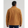 Wrangler Mens Western Lined Canvas Barn Coat Brown Sugar - 112381924