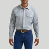 Wrangler Mens Western Plaid Shirt