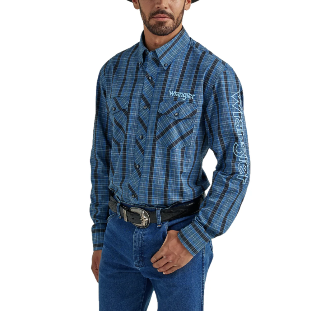 Wrangler Mens Western Shirt