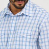 Wrangler Mens Western Snap Plaid Shirt