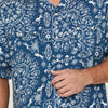 Wrangler Mens Western Snap Shirt Blue