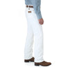 Wrangler Mens White Cowboy Cut Jeans