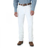Wrangler Mens White Cowboy Cut Jeans - 0936WHI