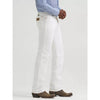 Wrangler Mens White Cowboy Cut Jeans White - 0936WHI