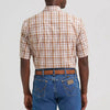 Wrangler Mens Wrinkle Resist Western Plaid Shirt - 112374892