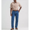 Wrangler Mens Wrinkle Resist Western Plaid Shirt - 112374892