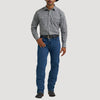 Wrangler Mens Wrinkle Resist Western Shirt