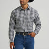 Wrangler Mens Wrinkle Resist Western Shirt