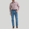 Wrangler Mens Wrinkle Resist Western Snap Shirt