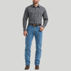 Wrangler Mens Wrinkle Resist Western Snap Shirt