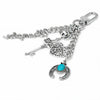 Wrangler Multi Chain Bag Charm Silver - WGC-1014SILVER