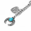 Wrangler Multi Chain Bag Charm Silver - WGC-1014SILVER