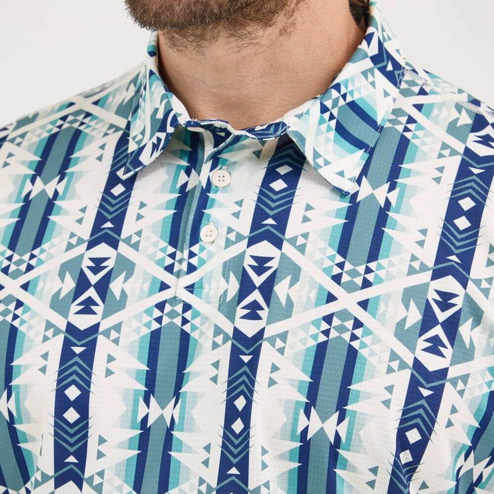 Wrangler Performance Polo Shirt Blue