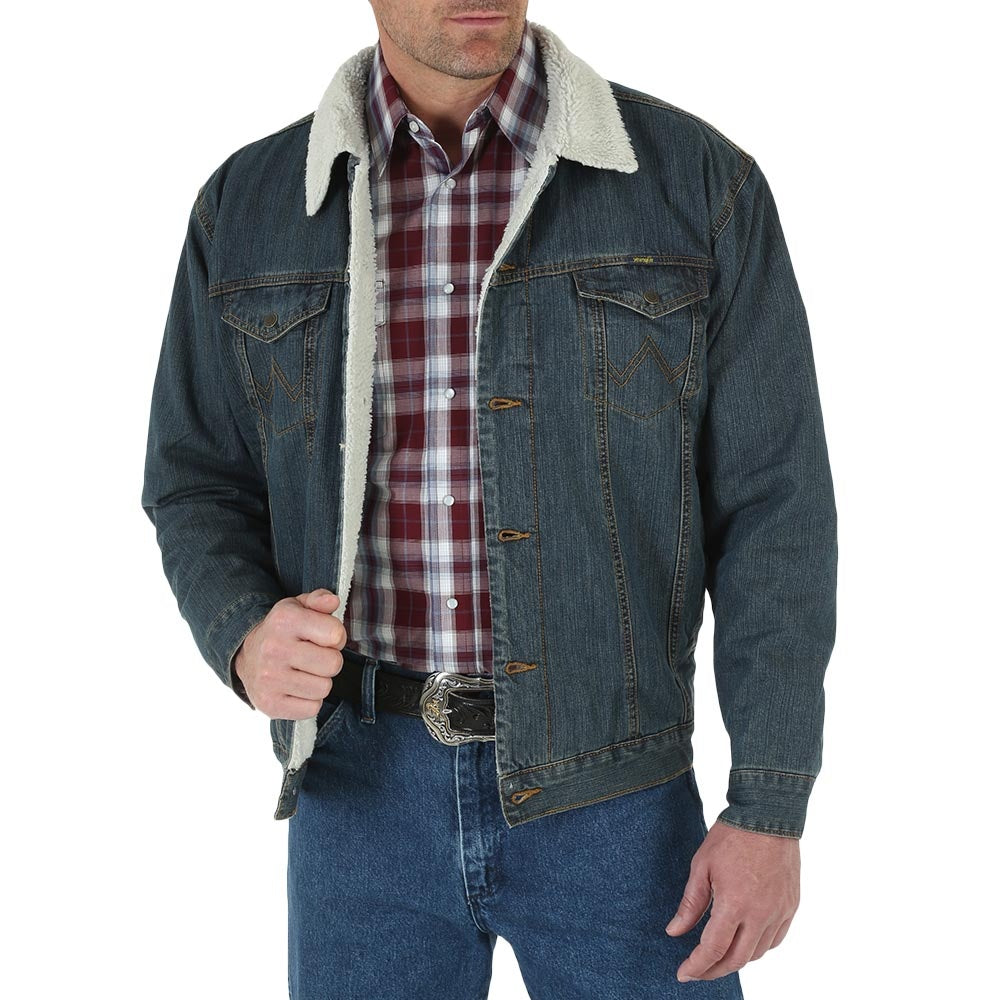 Wrangler Sherpa Lined Jacket - 74256RT